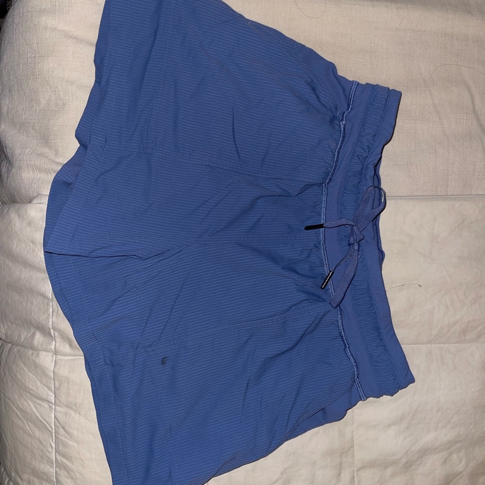 Lululemon Athletica Dance Studio High Rise Short 3.5" Oasis Blue Shorts